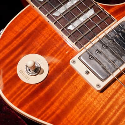2002 Gibson Custom Shop Les Paul Class 5 - Rare Tangerine Burst 5A Top w/ Receipt & COA image 9