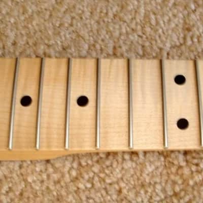 Musikraft 5A Flamed Quartersawn Vintage Style Strat Neck 2024 - Fast Thin Lacquer image 4