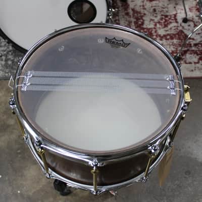 Noble & Cooley 7x14" Solid Shell Walnut Snare Drum - Natural Walnut image 11