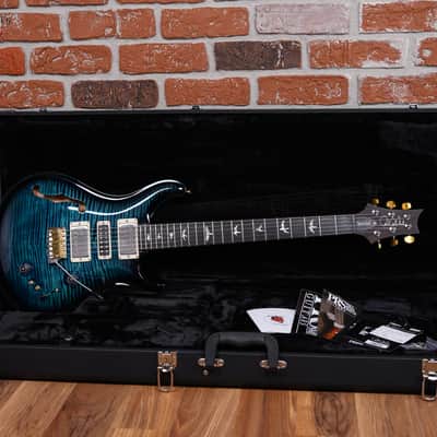 PRS Special 22 Semi-Hollow Limited Edition Flame Maple 10-Top Cobalt Smoke Burst 2023 w/OHSC image 2