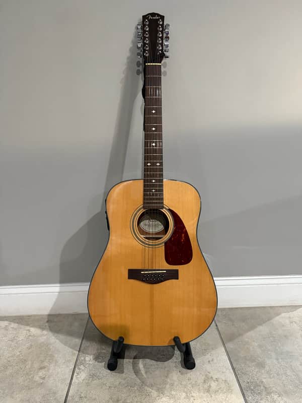 Fender DG-16 12-String Black 1997 | Reverb