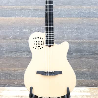 Godin Multiac Nylon Deluxe "B-Stock" Natural HG Electro-Classical Guitar w/Bag image 2