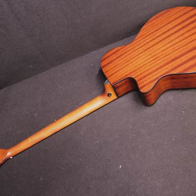 Ibanez AEGB24FE MHS Compact Size FRETLESS Acoustic-Electric Bass Guitar with Finger Rest image 6