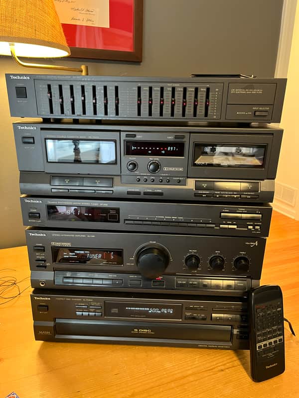 Technics SU-G91 Amplifier and System With CD, Tape, Equalizer and Tuner image 1
