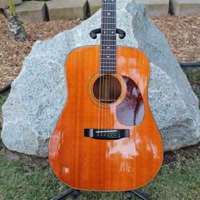 Beautiful Vintage 1980s Sigma SDM-18 by Martin Dreadnought Acoustic Guitar MIK Korea image 5