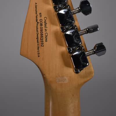 2009 Squier Bullet Stratocaster Black image 6
