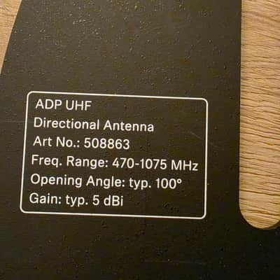 Sennheiser IEM Antenna ADP UHF (470 - 1075 MHZ) image 3