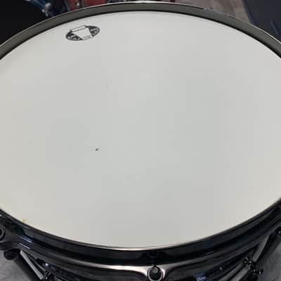 NOS Ludwig 6.5x14 Joey Kramer "Hit Hard" Signature Engraved Black Magic Snare Drum image 3