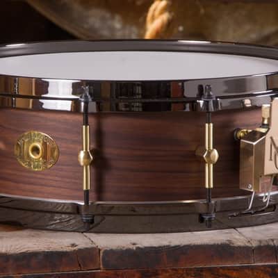 Noble & Cooley *Pre-Order* Solid Shell Classic 5x14" Walnut Snare Drum Natural Finish | Made in the USA | Special Order | Authorized Dealer image 1