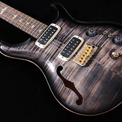 Paul Reed Smith (PRS) 2025 40th Anniversary Custom 24-08 Semi-Hollow Ltd Charcoal Tri-Color Burst Pattern Thin Neck [25 0400130] (07/07) image 2