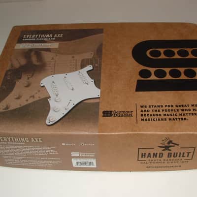 Seymour Duncan Everything Axe Loaded Pickguard Black New with Warranty image 2