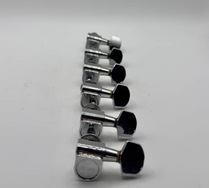 Yamaha 6 Inline Tuners 1990’s - Chrome image 1