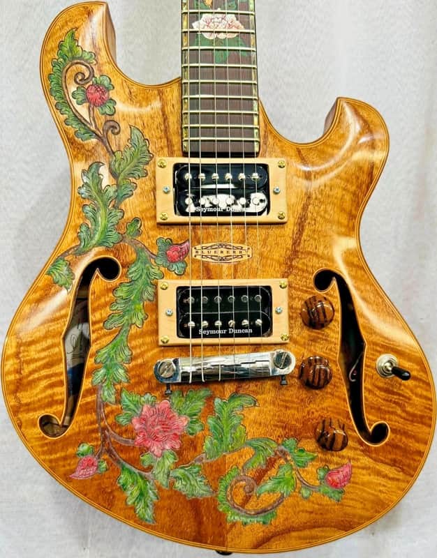 Blueberry Guitar Electric Guitar image 1