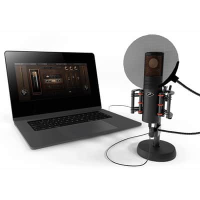 Mint Antelope Audio Edge Go Large Diaphragm USB Condenser Microphone, Matte Black image 3