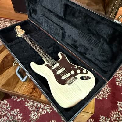 Fender American Standard FSR Rustic Ash Stratocaster 2013 - Olympic White image 20