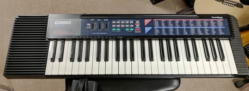 Casio CA-110 Electronic 49 Key Keyboard, Starter, 100 Tones, Speakers, AC Adapter! image 1