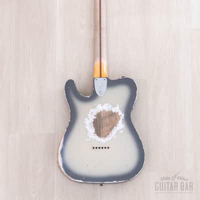 2025 Fender Custom Shop Limited Edition ‘67 Telecaster Custom Super Heavy Relic Inca Silverburst w/ Case, CoA image 3