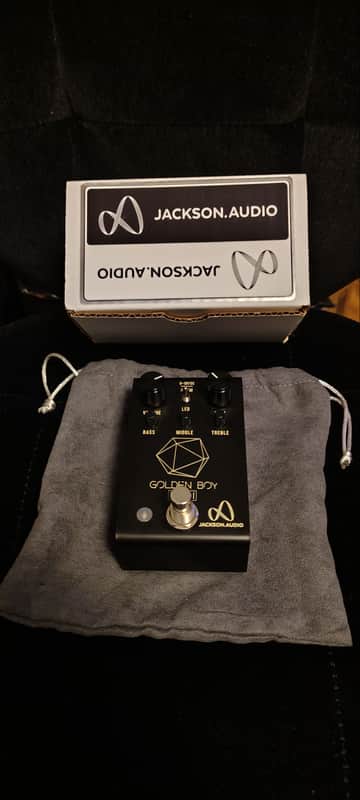 Jackson Audio Golden Boy Mini Joey Landreth Signature Overdrive 2023 - Present - Black image 1