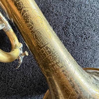 King Liberty 2B Trumpet 1945-1946 - rebuilt valves! image 6
