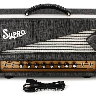 Supro 1696RTH Black Magick Reverb 25-watt Class A Tube Head (BlackMagickRHd2) image 3