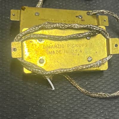 1975 DiMarzio DP100 Super Distortion Humbucker set double Cream image 4