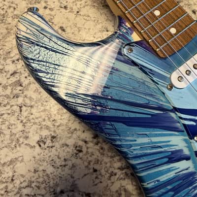 Fender SplatterCaster Midnight Swirl image 6