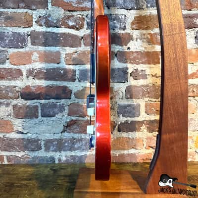 Gibson Melody Maker Short Scale Electric Bass w/ OHSC, Cable & Strap (1968 - Sparkling Burgundy) image 4