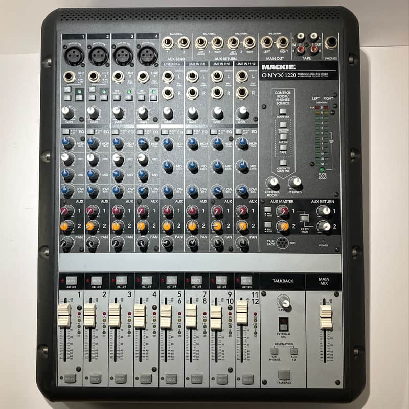 2010 – 2017 Mackie Onyx 1220i 12-Channel Firewire Mixer Black/…