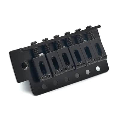 Modern 6-String Tremolo Bridge For Squier Strat Stratocaster Guitar, Black Bild 5