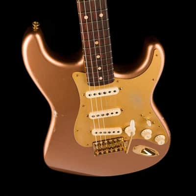 Fender Custom Shop Golden Rose 1959 Stratocaster Relic Copper Metallic - Truetone Color Set image 3