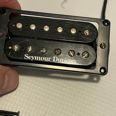 2007 Model USA Seymour Duncan TB-4 Trembucker Black Bridge Humbucker Guitar Pickup w/ Ring 17k image 7