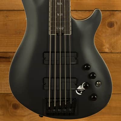 Schecter SLS Elite-5 Evil Twin - Ebony - Satin Black - 5-String image 1