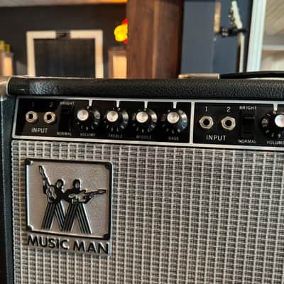 Music Man 212 Sixty-Five 2-Channel 65-Watt 2x12" Guitar Combo 1974 - 1979 - Black image 5