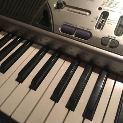 Casio CTK-496 100 Song Bank Keyboard MIDI Jacks & Mic Mix In & AC Adapter image 2