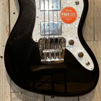New Squier Paranormal Rascal Bass HH in Metallic Black, Support Brick N Mortar Stores, Shop Here! image 4