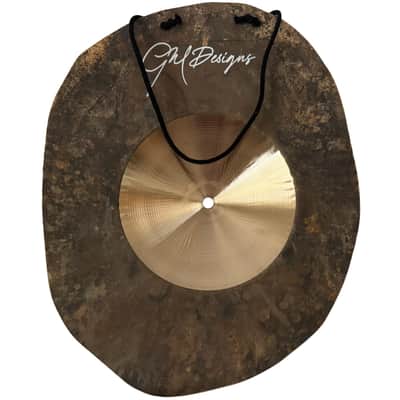 GM Designs Hanging/Mountable Irregular Cymbal w/ 8" Bell - Unique Resonant Voices! image 3