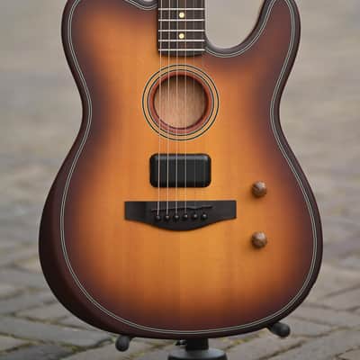 Fender Acoustasonic Standard Telecaster - Honey Burst image 9