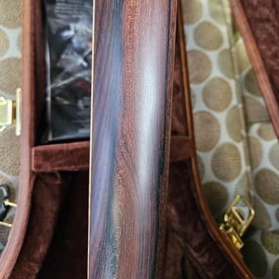 PRS Private Stock Singlecut Archtop, Bear Claw Spruce, Satin Frostbite, Ziricote Neck, Ebony Board with Brushstroke Birds Inlays, Aluminum-bronze 2-piece bridge, Ebony Tailpiece. image 6