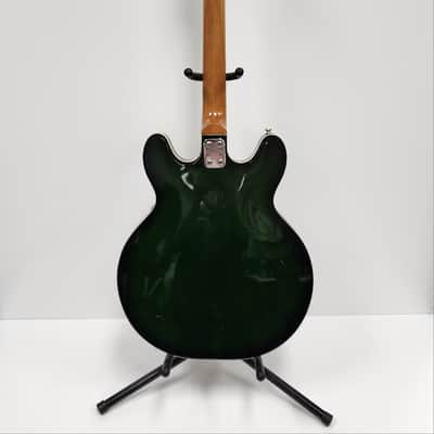 Univox Coily U1825 Electric Semi-Hollow Body 1960's - Green Burst *No Case* image 7