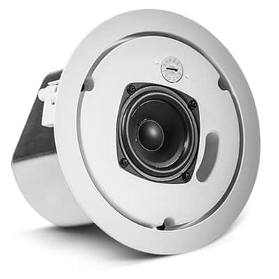 JBL Control 12C-T 3" 20 Watt Ceiling Mounted Loudspeakers Pair, White image 2