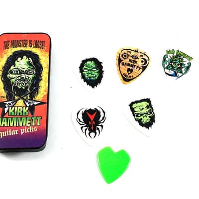 Dunlop Kirk Hammett (Metallica) Monster Pick Tin 6 Picks image 1