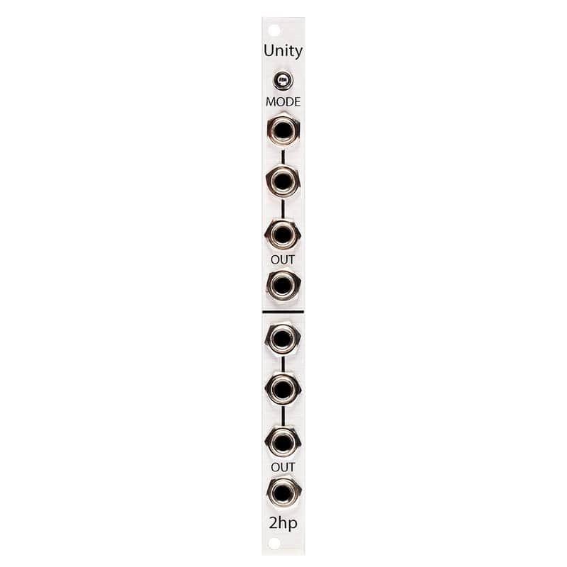 2hp UNITY Eurorack Mixer Module (Silver) image 1