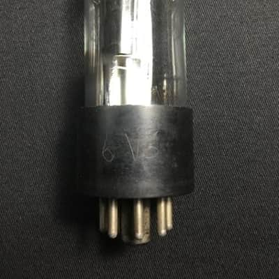 SYLVANIA 6V6GT Clear Glass POWER AMPLIFIER VACUUM TUBE Tested USA L.2909-D image 1
