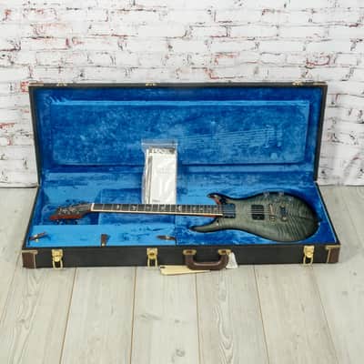 PRS - (2018) McCarty 594 Wood Library 10-Top Electric Guitar Trampas Green Smokehouse Burst with OHSC - USED image 10