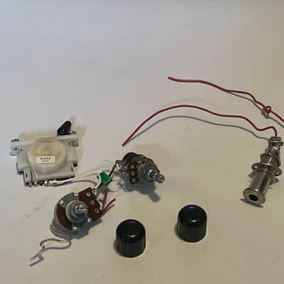 1980's Japan Ibanez Roadstar RS440 Guitar Factory Electronics Wiring Harness, Duo Sound Switch & Tek Grip Knobs