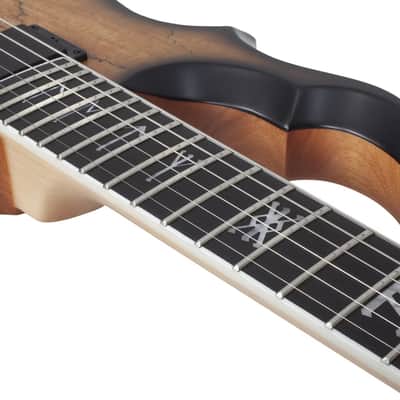 Wylde Audio Wrathmaker Spalted Maple with Black Burst image 8