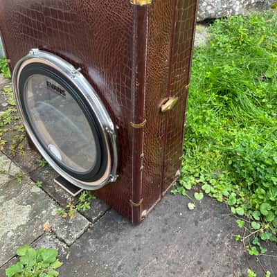 Drumsonite Vintage Samsonite Suitcase Kick Drum 16” – Unused image 3