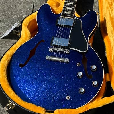 Gibson ES-335 1964 Historic Brunswick Blue Sparkle image 14