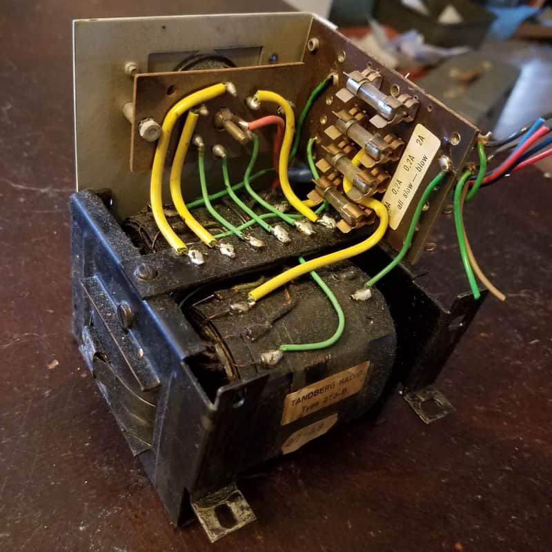 Tandberg Tube 245 / 25 / 6.3 V Power Transformer 64 62 Type 273-B 12AX7 12AU7 50 Hz Preamp Project 1965 image 1