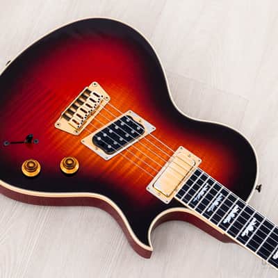 1998 Gibson Nighthawk Custom CST-2 Fireburst Flame Top, Near-Mint w/ Case & Tags, Yamano image 9